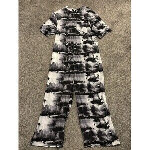 The KIT NYC, Issa Jumpsuit in Black Ink White, Size XS